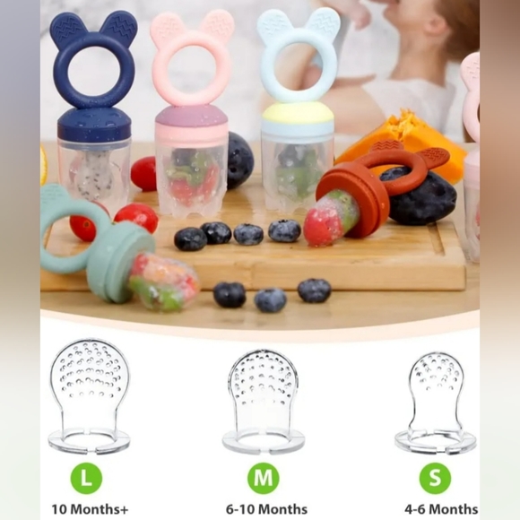 New bessentials silicone fresh food feeder & pacifier combo listing #1 - Picture 7 of 9